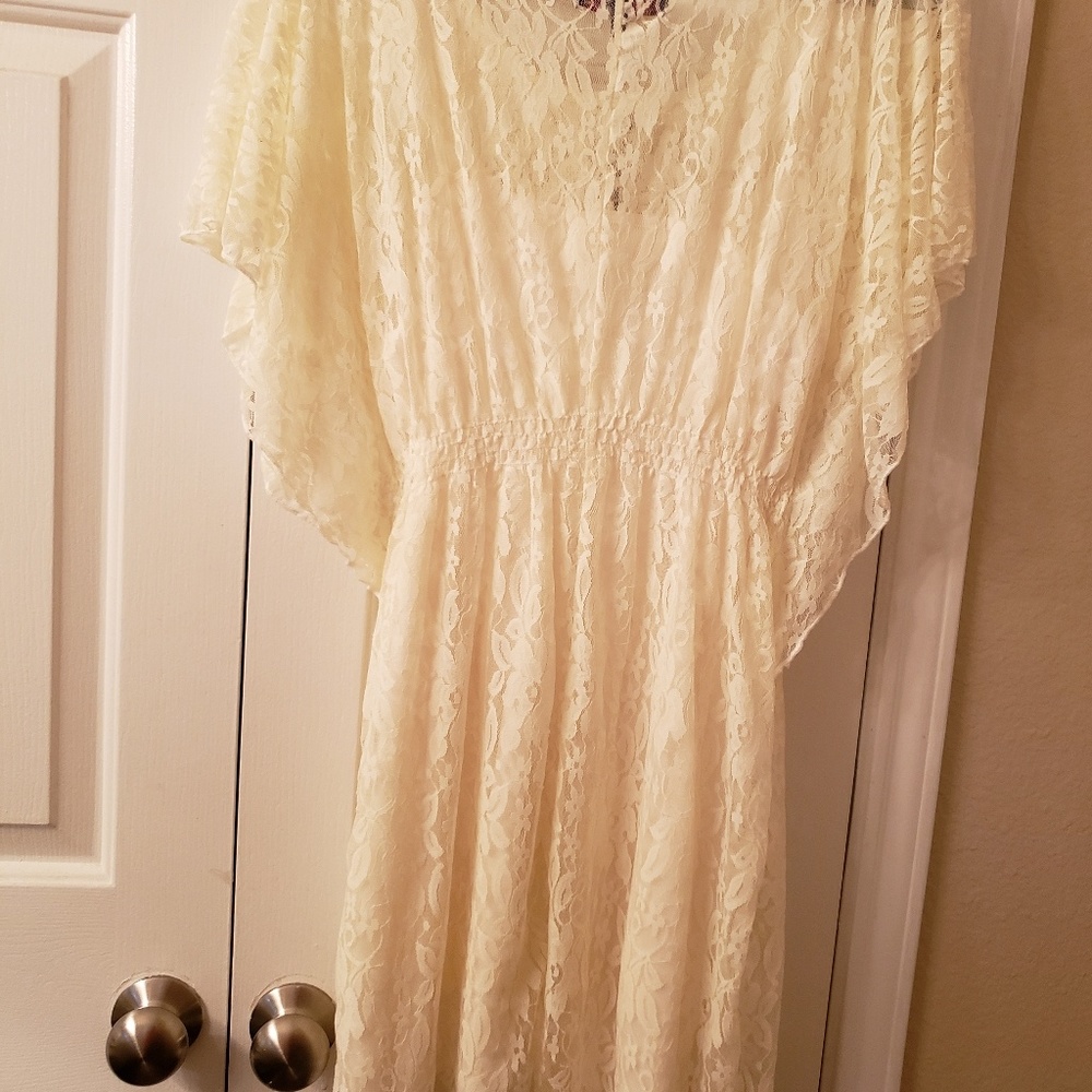 Off white lace dress